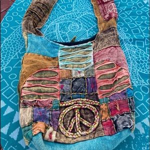 Hippie Bag, multicolored, funky, crossbody bag